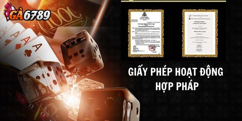 Pháp lý hoạt động của Ga6789